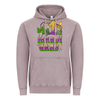 Vintage Zinc my first mardi gras glitter fleur de lis Vintage Hoodie - Artiststas