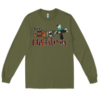 Army Green keep christ in christmas Long Sleeve Tee - CowhideDigitalArt