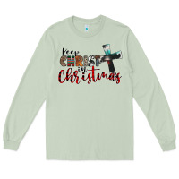 Matcha keep christ in christmas Long Sleeve Tee - CowhideDigitalArt