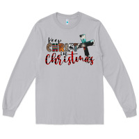 Moon Dust keep christ in christmas Long Sleeve Tee - CowhideDigitalArt