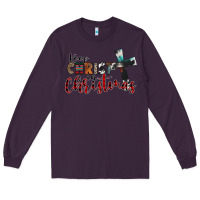 Plum keep christ in christmas Long Sleeve Tee - CowhideDigitalArt