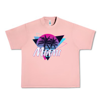 Salmon miami beach souvenir vintage 80s Urban Heavy Tee - linhVisuals