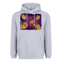 Heather Grey halloween leaves tool leather backround Heavyweight Hoodie - RanaPortraitStore