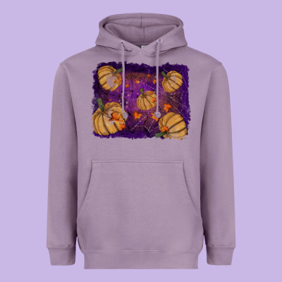 Halloween Leaves Tool Leather Backround Heavyweight Hoodie Designed By Ranaportraitstore