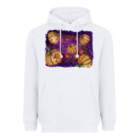 White halloween leaves tool leather backround Heavyweight Hoodie - RanaPortraitStore