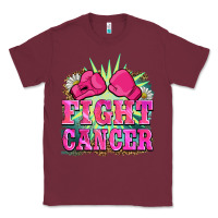 Burgundy fight cancer Classic Tee - BarkalooDesign