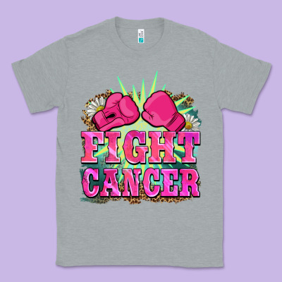 Fight Cancer Classic Tee Designed By Barkaloodesign