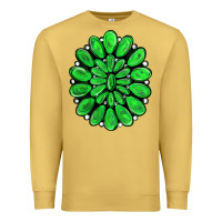 Antique Gold green gemstone Premium Sweatshirt - RanaPortraitStore