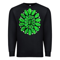 Black green gemstone Premium Sweatshirt - RanaPortraitStore