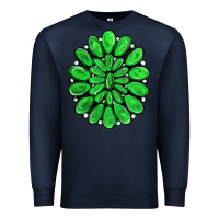 Navy green gemstone Premium Sweatshirt - RanaPortraitStore