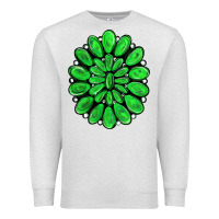Oatmeal Heather green gemstone Premium Sweatshirt - RanaPortraitStore