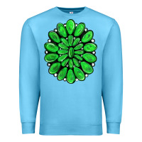 Ocean Blue green gemstone Premium Sweatshirt - RanaPortraitStore