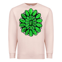 Pale Pink green gemstone Premium Sweatshirt - RanaPortraitStore
