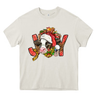 Cream joy christmas with cow bbs Heavy Core Tee - BundleAndBundleShop