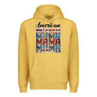 Antique Gold american mama Premium Hoodie - BarkalooDesign