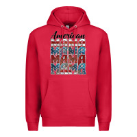 Cardinal american mama Premium Hoodie - BarkalooDesign