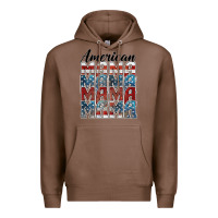 Chestnut american mama Premium Hoodie - BarkalooDesign