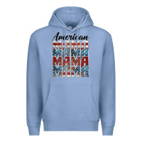 Colony Blue american mama Premium Hoodie - BarkalooDesign