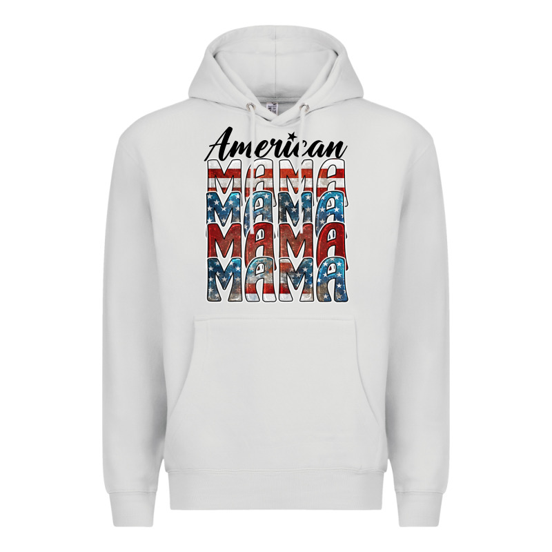 American Mama Premium Hoodie by BarkalooDesign | Teevron