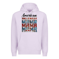 Lilac american mama Premium Hoodie - BarkalooDesign