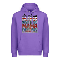 Purple american mama Premium Hoodie - BarkalooDesign