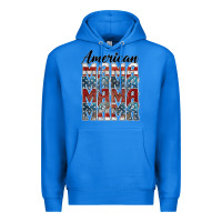 True Royal american mama Premium Hoodie - BarkalooDesign