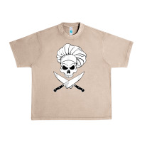 French Oak chef skull and crossbones knives halloween Urban Heavy Tee - linhVisuals
