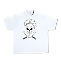 White chef skull and crossbones knives halloween Urban Heavy Tee - linhVisuals