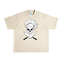 Sandshell chef skull and crossbones knives halloween Urban Heavy Tee - linhVisuals