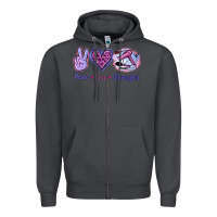 Smoke Peace Love Hairstylist Zipper Hoodie - Jasminsmagicworld