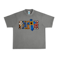 Tornado American Flag Faith Urban Heavy Tee - Jasminsmagicworld