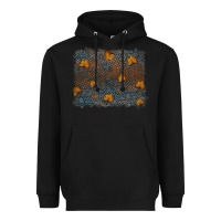 Black tooled leather fall background Heavyweight Hoodie - RanaPortraitStore