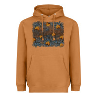 Meerkat tooled leather fall background Heavyweight Hoodie - RanaPortraitStore