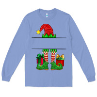 Colony Blue christmas elf custom name Long Sleeve Tee - Artiststas