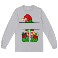 Moon Dust christmas elf custom name Long Sleeve Tee - Artiststas
