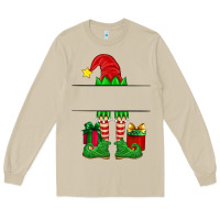 Mushroom christmas elf custom name Long Sleeve Tee - Artiststas