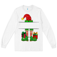 White christmas elf custom name Long Sleeve Tee - Artiststas