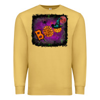 Antique Gold boo gemstone halloween pumpkin Premium Sweatshirt - RanaPortraitStore
