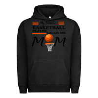 Pigment Black My Favorite Basketball Player Calls Me Mom Urban Hoodie - Bettercallsaul