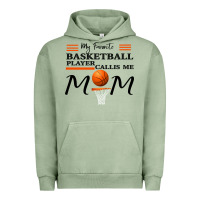 Pigment Oil Green My Favorite Basketball Player Calls Me Mom Urban Hoodie - Bettercallsaul