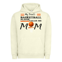 Pigment Pistachio My Favorite Basketball Player Calls Me Mom Urban Hoodie - Bettercallsaul