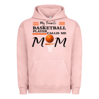 Pigment Salmon My Favorite Basketball Player Calls Me Mom Urban Hoodie - Bettercallsaul