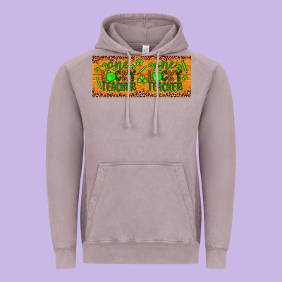 Western St. Patrick's Day One Lucky Teacher Vintage Hoodie Designed By Artiststas