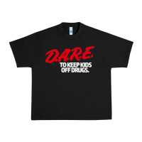 Black d.a.r.e Urban Heavy Tee - linhVisuals
