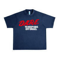 Navy d.a.r.e Urban Heavy Tee - linhVisuals