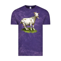 Cloud Purple cashmere goat Vintage Tee - LillyAllenDesigns