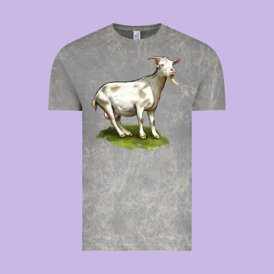 Cashmere Goat Vintage Tee Designed By Lillyallendesigns
