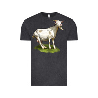 Vintage Black cashmere goat Vintage Tee - LillyAllenDesigns