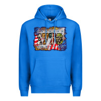 True Royal 1776 4th of july background Premium Hoodie - BarkalooDesign
