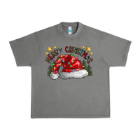 Tornado merry Christmas santa Urban Heavy Tee - CowhideDigitalArt